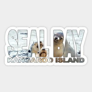 SEAL BAY - South Australia. Australian Sea Lions Sticker